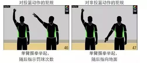 篮球手势0-20_篮球手势规则教学_篮球规则及手势图解